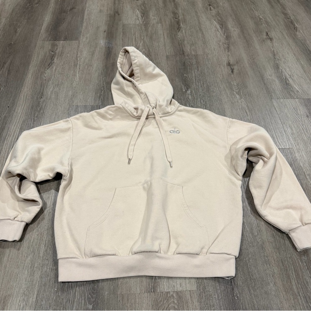 ALO Yoga women’s Beige Hoodie